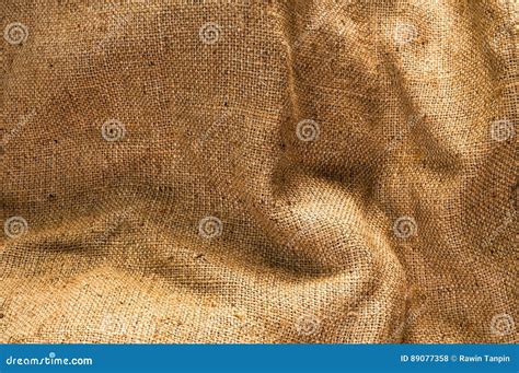 Old Canvas Brown Sackcloth Vintage Beige Fabric Texture Stock Photo