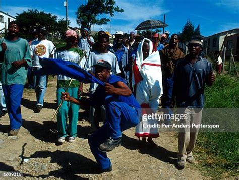 A Xhosa Boy Is Taken To The Bush In A Procession Made Up Of His Male