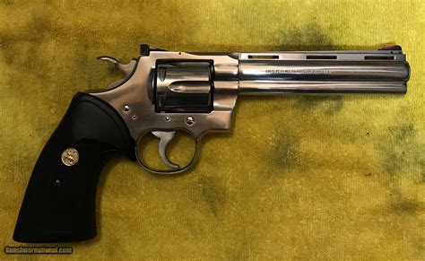 Colt Python 6 In Stainless 1985