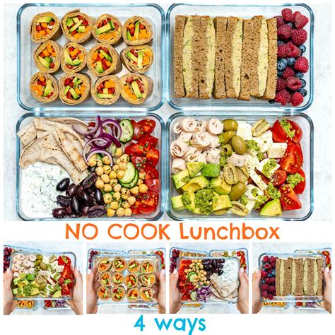No Cook Clean Eating Lunch Boxes 4 Creative Ways Clean Food Crush