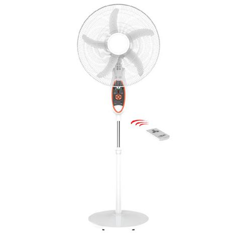 16″ 12v Rechargeable Stand Fan Digital Hi Speed New Asgar Electric