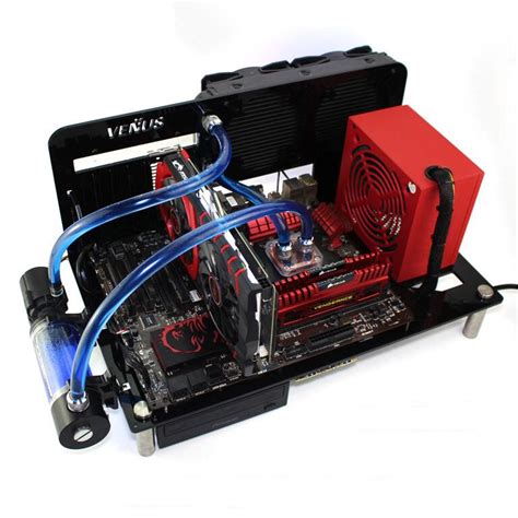 I'd love to be able to make my own pc case for a truly custom build. DIY Desktop acrylic rack water cooling standard ATX transparent Computer Cases Towers case ...
