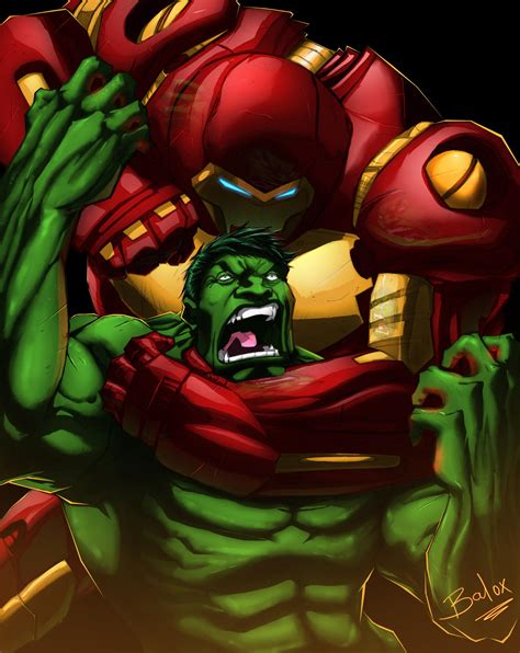 Hulk Vs Hulkbuster By Themikidusbalox On Deviantart
