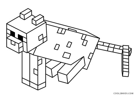 Minecraft Ocelot S Coloring Pages
