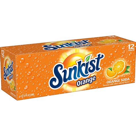 Sunkist Orange Soda 12 Pk 12 Oz Gj Curbside