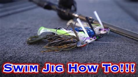 Complete How To Swim Jig Bass Fishing Tips Youtube