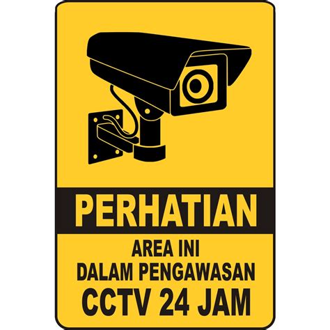 Jual Stiker Label Cctv 24jam Awas Ada Cctv Shopee Indonesia