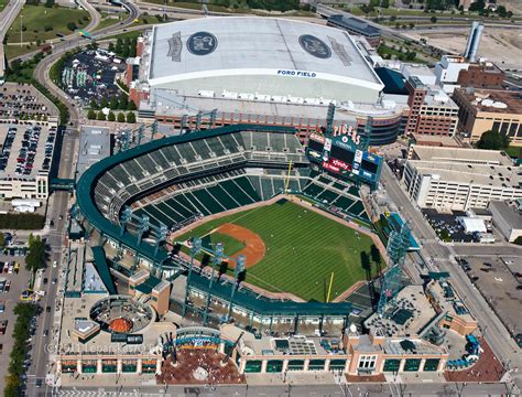 Aerial Detroit 9 Detroit Sports Center Comerica Park Hom Flickr