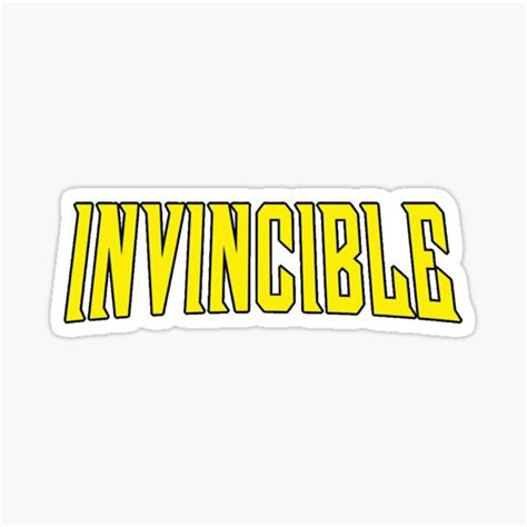 Invincible Logo Sticker For Sale By Octavetm Redbubble