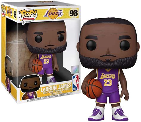 La Lakers Funko Nba Pop 10 Inch Vinyl Figure Lebron James Purple