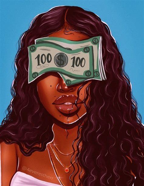 Money Vision Black Girl Art Black Girl Magic Art Art Girl
