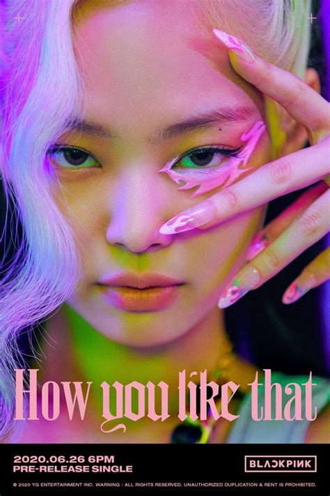 페이스캠4k 블랙핑크 리사 'how you like that' (blackpink lisa facecam)│@sbs inkigayo_2020.7.19. BLACKPINK drop 3rd set of neon title posters for 'How You ...