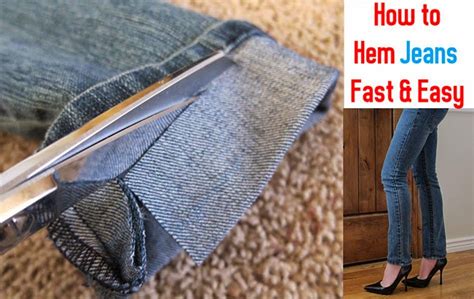 How To Hem Jeans Fast And Easy Creative Ideas