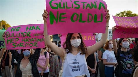 Protesters Call Attention To Femicide In Turkey Triton Times