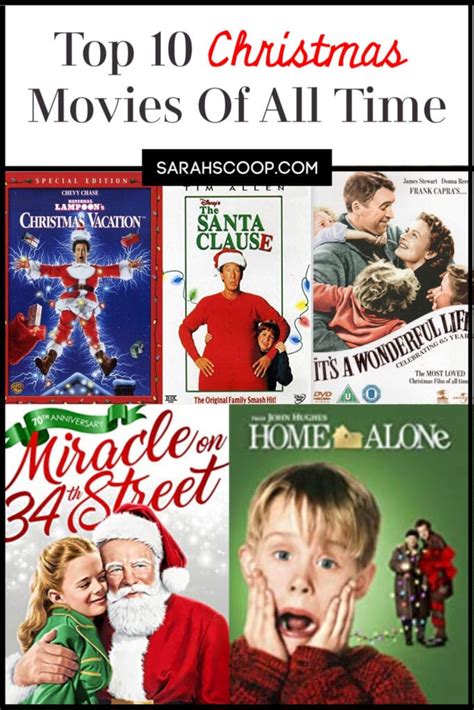 Top Christmas Movies Of All Time Sarah Scoop