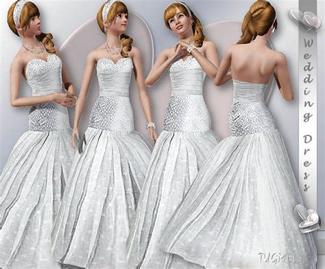 Sims3 Wedding Dress 03 P475 Wedding Dresses