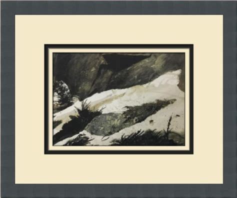 Andrew Wyeth Winter Monhegan Custom Framed Print Ebay