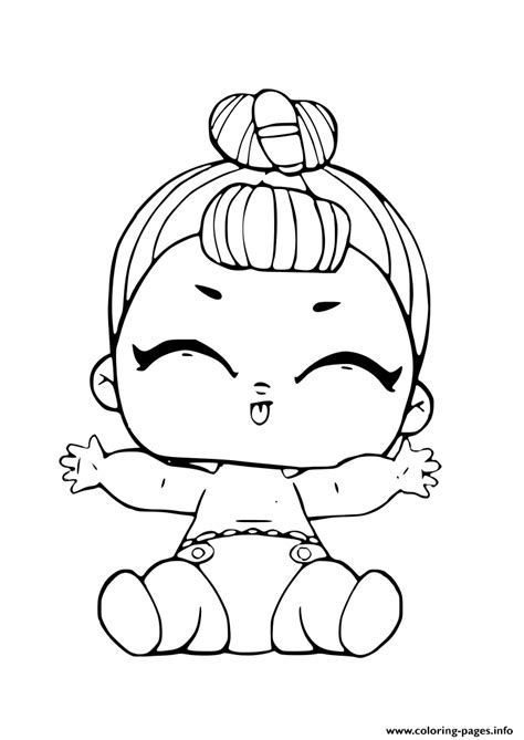 lil  baby lol surprise doll coloring pages printable