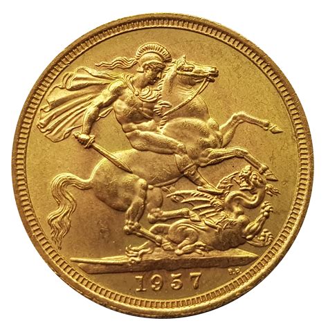 1957 Sovereign Queen Elizabeth Ii For Sale M J Hughes Coins
