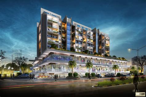 Residential cum Commercial Building at Wardha | Soyuz Talib Architects