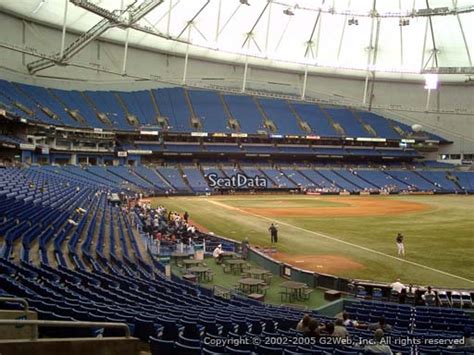 Seat View From Section 136 At Tropicana Field Tampa Bay Rays