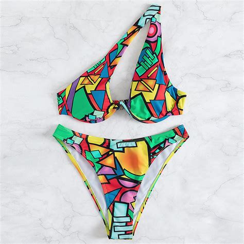 Sexy Women Summer Swimwear Nightclub Bikini Set Bra Tie Side G String Thong Beach Triangle Suit
