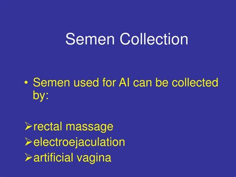 Ppt Artificial Insemination In Large Animals Powerpoint Presentation