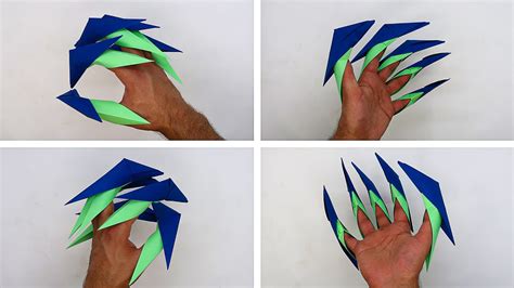 How To Make Paper Dragon Claws Origami Dragon Claws Step By Step