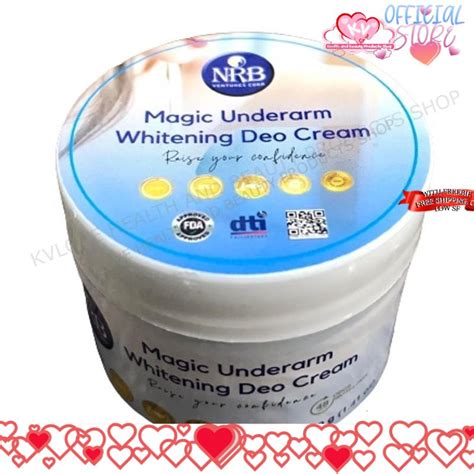 Nrb Magic Underarm Whitening Deo New Packagingoriginal Shopee