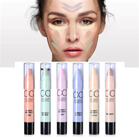 Face Concealer Color Corrector Stick Face Base Makeup Corrector Pencils