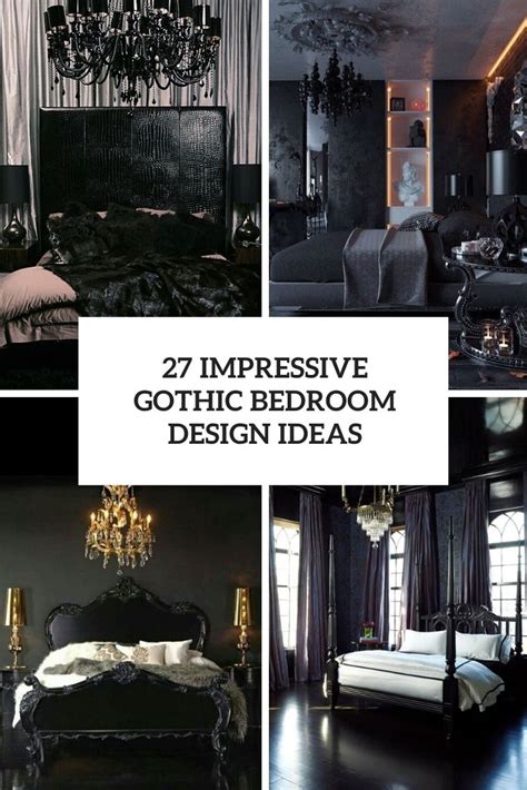 27 Impressionanti Idee Di Design Per Camere Da Letto Gotiche Li Linguas