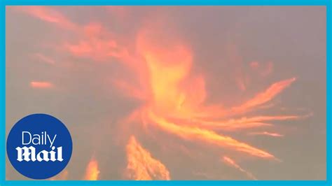 Unbelievable Firenado Fire Tornado Whirls From California Brush Fire