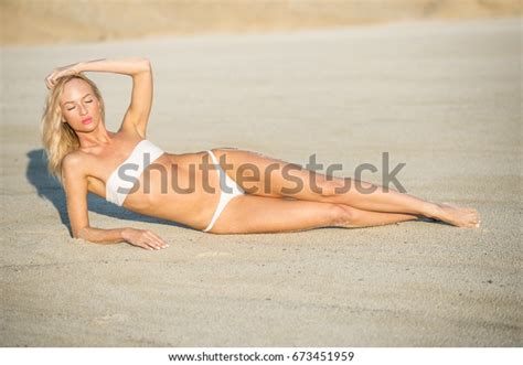 Beautiful Sexy Woman Lying On Beach Shutterstock