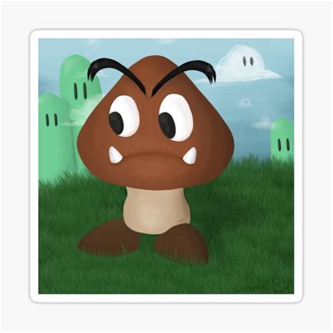 Sticker Goomba Redbubble