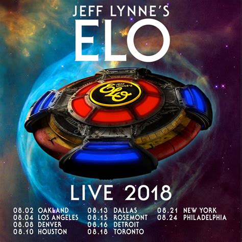 Jeff Lynnes Electric Light Orchestra Announce First Us Tour In 35 Years