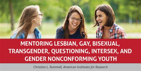 Mentoring For Lgbtqi Gnc Youth Mentor Gender Nonconforming Youth