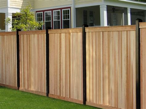 They can be either painted or galvanized, and metal fence posts come in round, square or rectangular profiles. Custom Wood Fence in Mclean, VA - Builders Fence Company