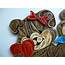 Papírvilág Quilling Macis Tabló / Quilled Picture With Teddy Bears