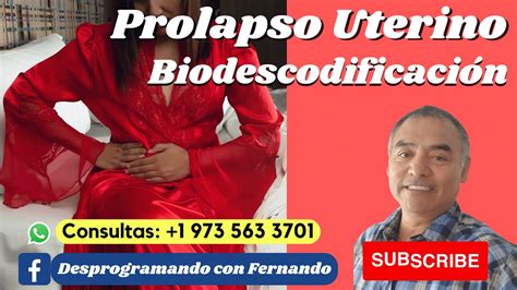 Prolapso Uterino Biodescodificacion Youtube