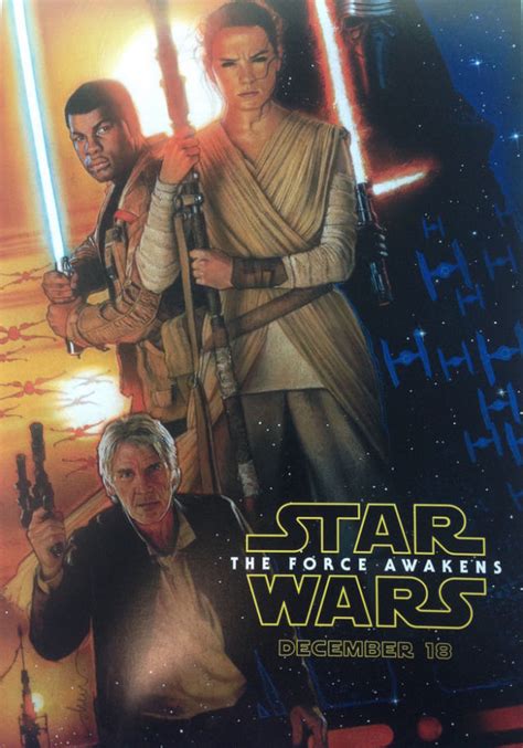 Star Wars The Force Awakens First Official Poster Reveals An Exciting