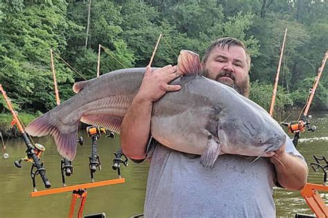 Angler Catches 1271 Pound Nc Record Blue Catfish Coastal Angler