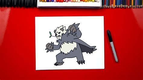 Here's a fun way for kids to learn how to draw their own mole. How To Draw Pokemon Pangoro - Art For Kids Hub