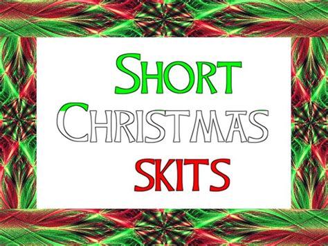 Shorter Christmas Skits Freebie From Fools For Christ Christmas