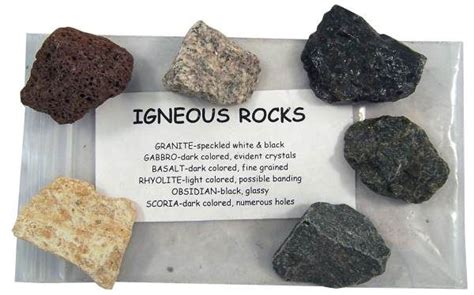 3 Examples Of Igneous Rock Igneous Rock Bag Igneous