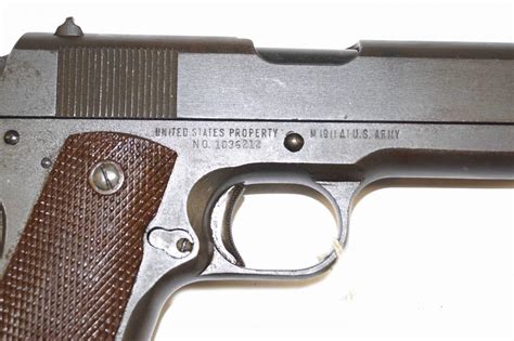 Pistolet Remington 1911 A1 Ww2 De 1943 N° 1036212 Calibre 45acp