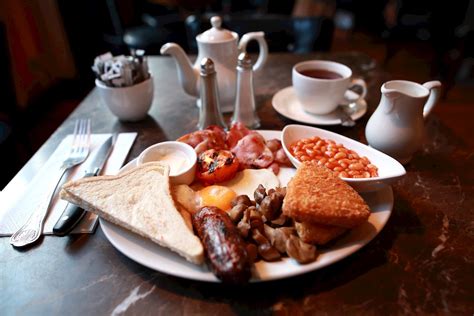 English Breakfast Traditional Breakfast From England United Kingdom