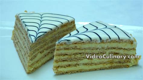 Esterhazy Cake Recipe Traditional Hungarian Torte