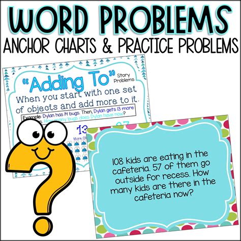 2nd Grade Word Problems And Types Of Word Problems Anchor Charts Made