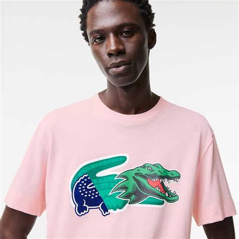 Mens Holiday Relaxed Fit Oversized Crocodile T Shirt Mens T Shirts New In 2023 Lacoste