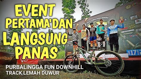 Event Downhill Pertama Langsung Panas Track Penuh Teknikal Atlet